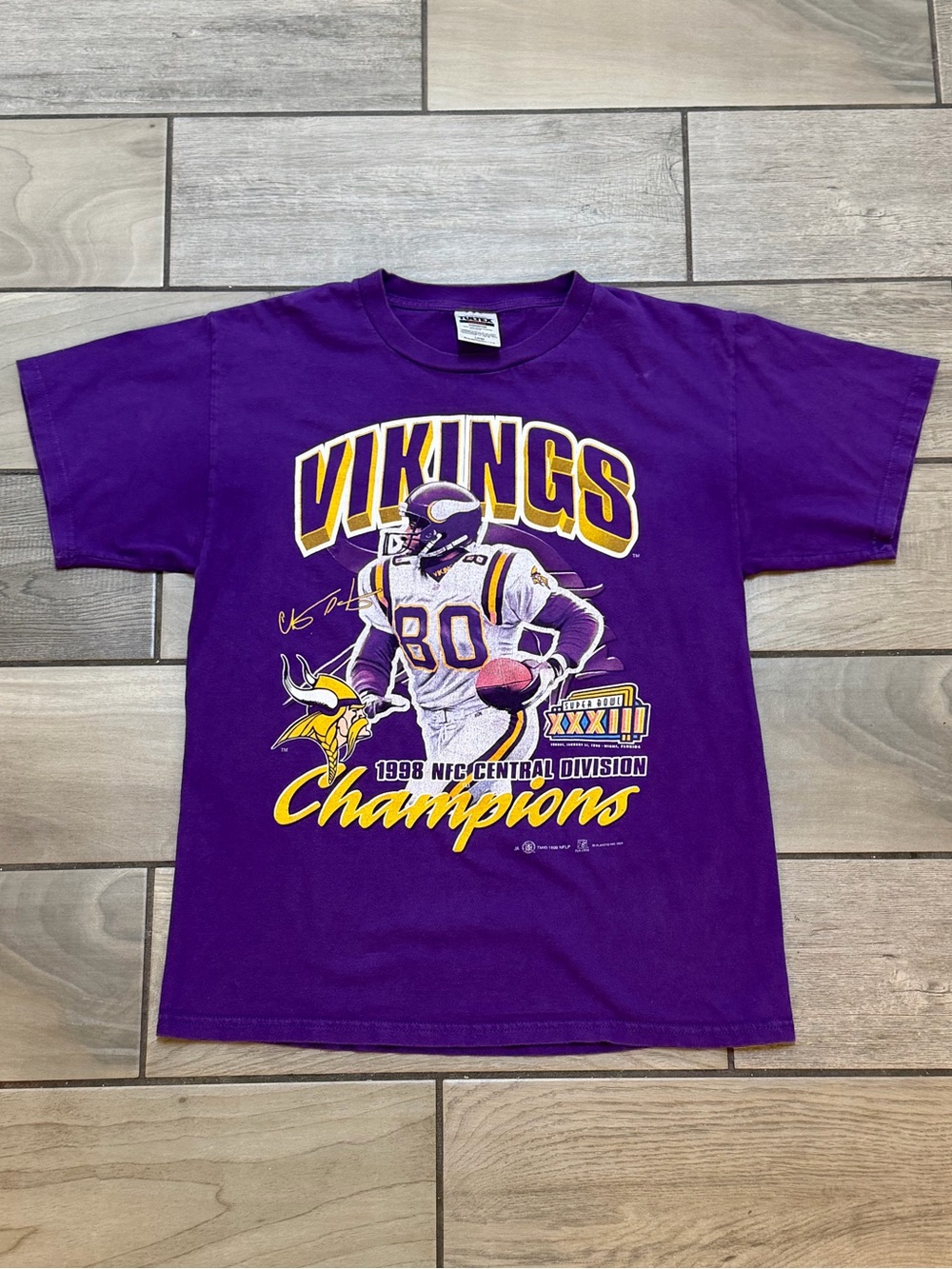 Vintage Chris Carter Minnesota Vikings Tee